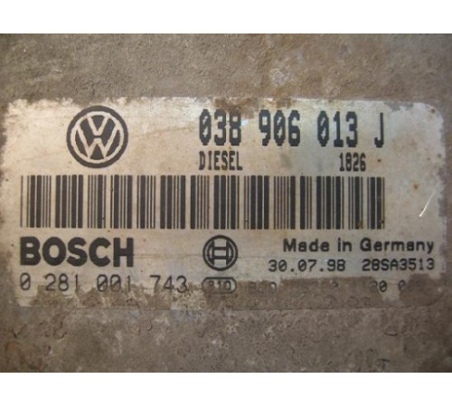 КОМПЬЮТЕР 038906013J VW SEAT SDI IMMO OFF!