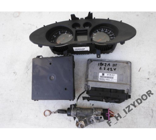 КОМПЬЮТЕР КОМПЛЕКТ SEAT IBIZA III 1.2 12V 03E906033P