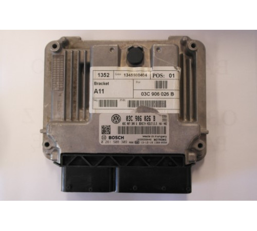 VW AUDI SEAT 1.4 TSI КОМПЬЮТЕР ДВИГАТЕЛЯ 03C906026B