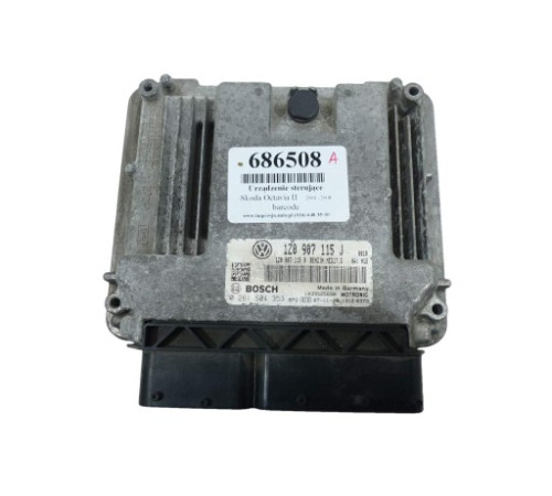 OCTAVIA II 1.9 TSI КОМПЬЮТЕР 1Z0907115J ДРАЙВЕР