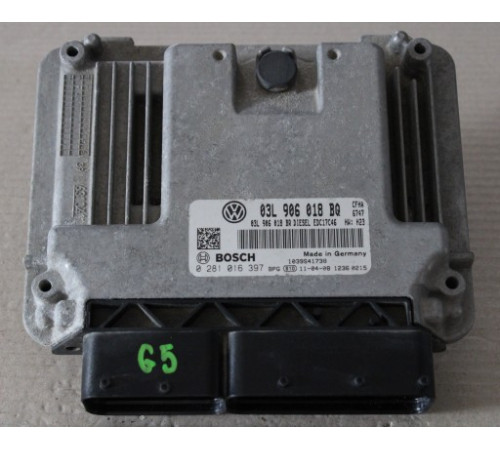 SKODA КОМПЬЮТЕР ДВИГАТЕЛЯ 03L906018BQ 0281016397