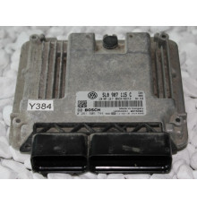 SKODA КОМПЬЮТЕР ДВИГАТЕЛЯ 5L0907115C 0261S05744
