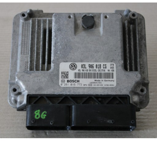 SKODA КОМПЬЮТЕР ДВИГАТЕЛЯ 03L906018CG 0281016773