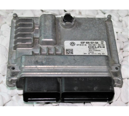 SKODA КОМПЬЮТЕР ДВИГАТЕЛЯ 03P906021BA 28419511