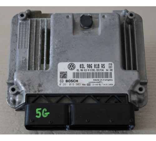SKODA КОМПЬЮТЕР ДВИГАТЕЛЯ 03L906018RS 0281019903