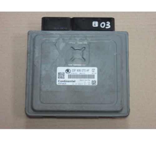 SKODA КОМПЬЮТЕР ДВИГАТЕЛЯ 03F906070AF 5WP44635