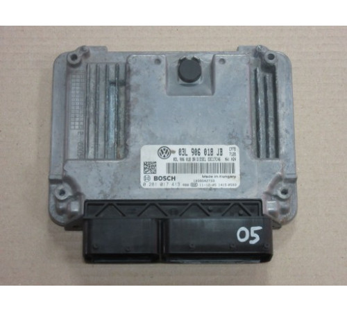 SKODA КОМПЬЮТЕР ДВИГАТЕЛЯ 03L906018JB 0281017413