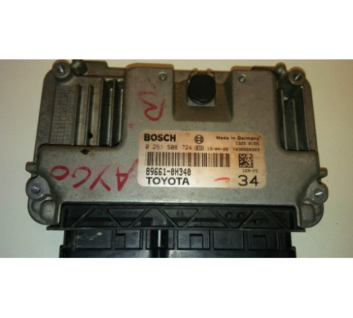 КОМПЬЮТЕР ДВИГАТЕЛЯ TOYOTA AYGO 1.0 - 0261S08724