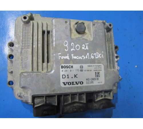 КОМПЬЮТЕР ДВИГАТЕЛЯ FORD VOLVO 1.6 TDCI 0281011775D1K