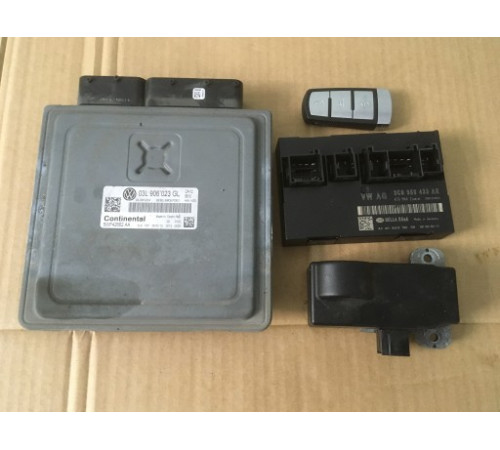 Компьютер драйвер 03L906023GL комплект VW PASSAT B6