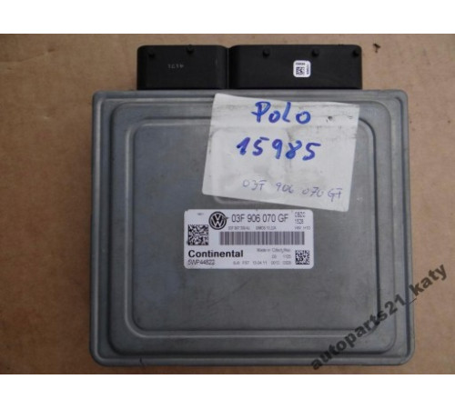 Компьютер Двигателя 03F906070GF VW Polo 1.2 TSI CBZC
