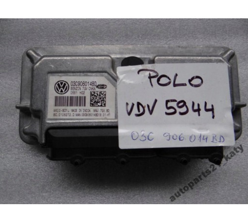 Компьютер двигателя 03C906014BD VW Polo 1.6 l MPI CNKA