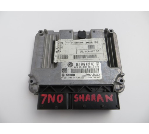 КОМПЬЮТЕР ДВИГАТЕЛЯ ЭБУ VW SHARAN 7N0 06J906027GE