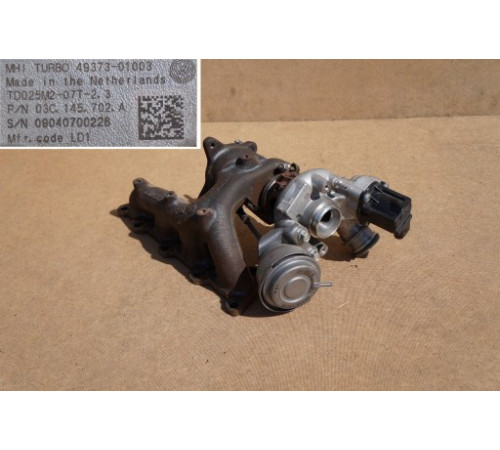 VW AUDI 1,4 TSI ТУРБОКОМПРЕССОР ТУРБИНА 03C145702A