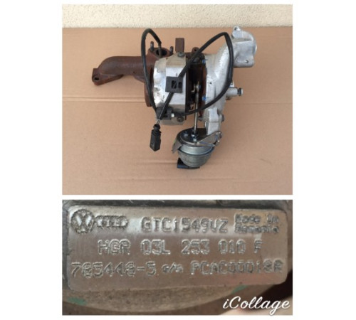 ТУРБИНА ТУРБО 03L253010F AUDI VW 2.0 TDI CFG 170PS