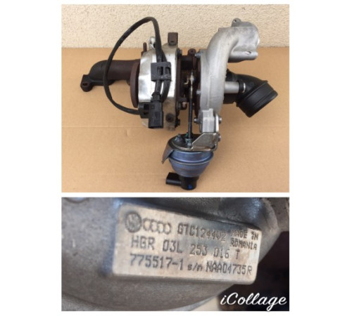 ТУРБИНА ТУРБО 03L253016T AUDI VW 1.6 TDI CAY 105PS