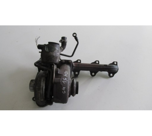 CITROEN C4 1.6 HDI, 06, ТУРБИНА 9660493580