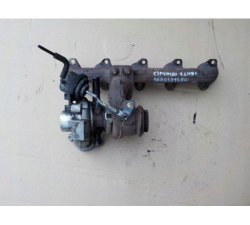 турбина citroen c3 picasso 1.6 hdi 9670371380