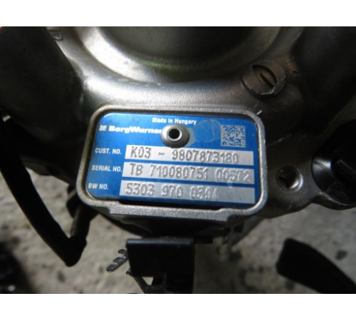 ТУРБИНА 9807873180 PEUGEOT CITROEN FORD