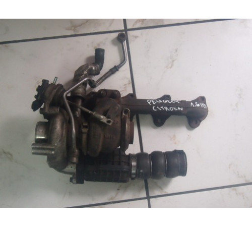 ТУРБИНА CITROEN C3 C4 PEUGEOT 1.6 HDI 9673283680